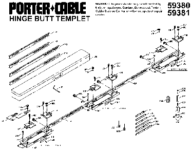Page A Diagram and Parts List for 59381 Type 1 Porter Cable Hand Vacuum